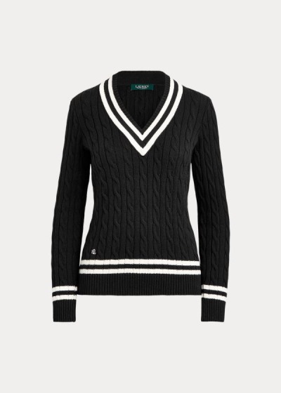 Sueter Ralph Lauren Mujer Negros / Creme - Cotton Cricket - RHGFZ2647